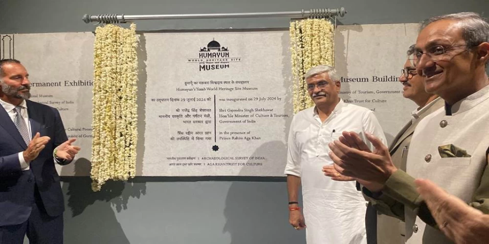 Union Minister Gajendra Singh Shekhawat inaugurates Humayun’s Tomb World Heritage Site Museum Union Minister Gajendra Singh Shekhawat inaugurates Humayun’s Tomb World Heritage Site Museum